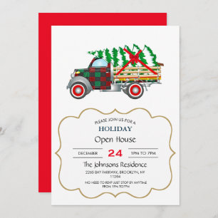 Invitación Camión navidad