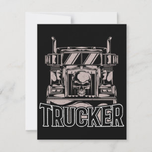 Invitación Camionero Diesel Big Rig Semi