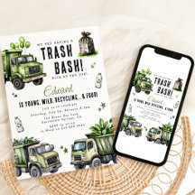 Camiones de basura divertidos | Fiesta de cumpleañ