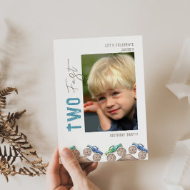 Invitación Camiones de Monstruo divertidos y juguetones Invit