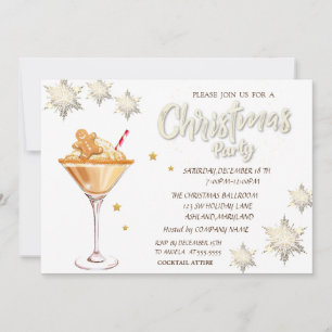Invitación Camiones rojos Pinos Copos de nieve Navidades de m