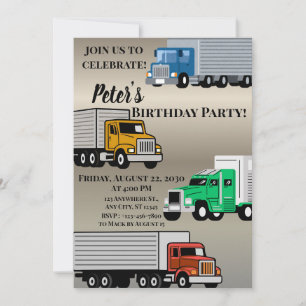 Invitación Camiones semirremolques