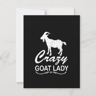 Invitación Camisa de Señora Cabra Loca Cabra, Regalo Granjera