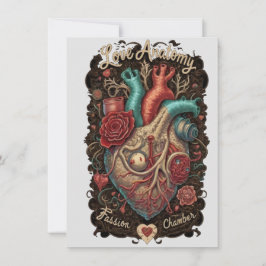 Invitación Camiseta de Anatomía de Amor - Cámara de Pasión y 