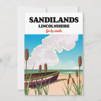Invitación Camiseta de póster de viaje a la playa Sandilands