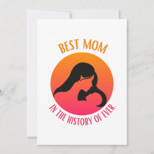 Invitación Camiseta Mejor Mamá en la historia