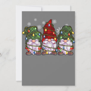 Invitación Camiseta Tres Gnomos Hombres Mujeres Cuadros Búfal