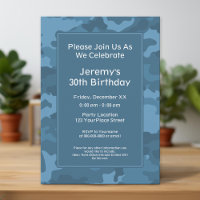 Camo Military Theme Party