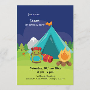 Invitación Campamento de Verano