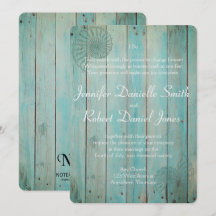 Campaña azul en la boda de Wood Beach