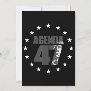 Invitación Campaña de Re-Elección Patriótica Agenda 47 Trump