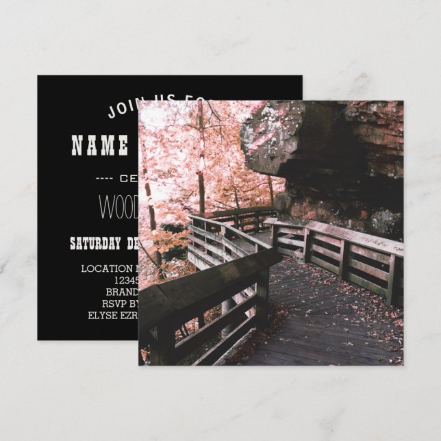 Invitación campanada de brandywine (Anverso / Reverso)