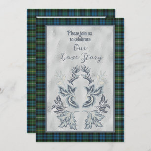 Invitación Campbell Argyll Scottish Tartán