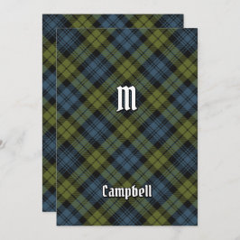 Invitación Campbell Tartan