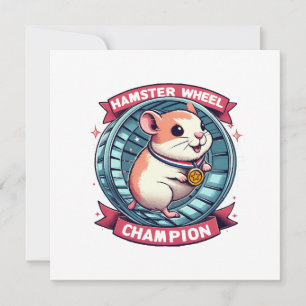 Invitación Campeón de Rueda de Hámster