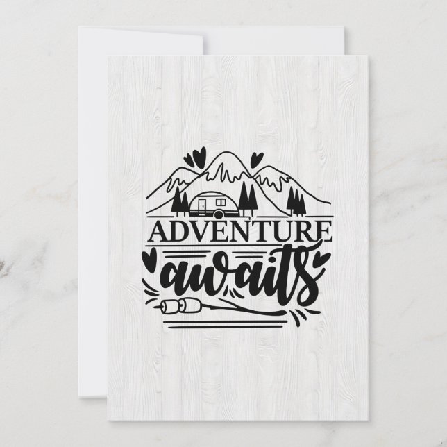 Invitación Camper Gift Adventure (Anverso)