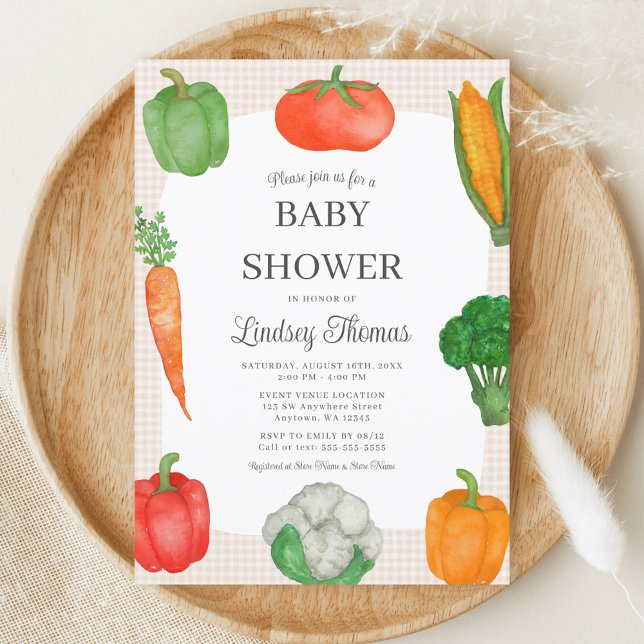 Invitación Campesinos comercializan Baby Shower (Subido por el creador)
