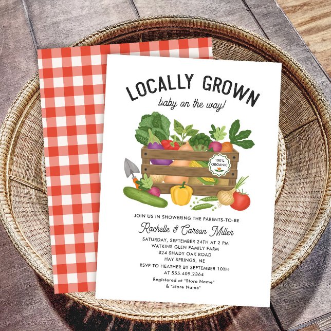 Invitación Campesinos cultivados localmente comercializan Bab (Subido por el creador)
