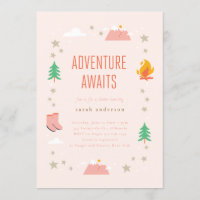Camping Adventure espera a la Chica Baby Shower