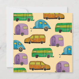 Invitación Camping caravans