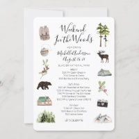 Camping Glamping Bachelorette Weekend Itinerario