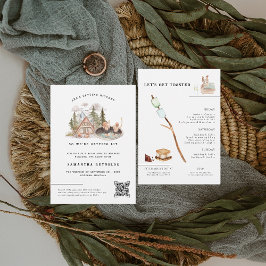 Invitación Camping ilustrado | Bachelorette Weekend