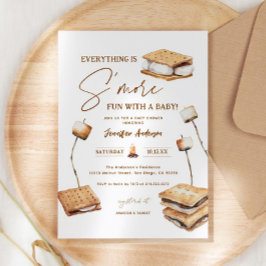 Invitación Camping S'more Fun Baby Shower