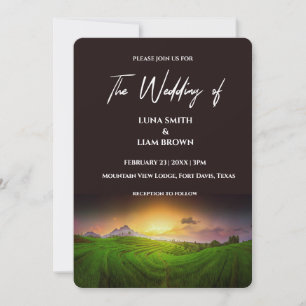 Invitación Campo   Amanecer   Amanecer