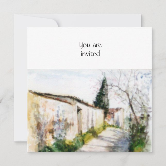 INVITACIÓN CAMPO DE LA TOSCANA (Anverso)