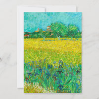 Campo de Van Gogh con Lirios Cerca de Arles