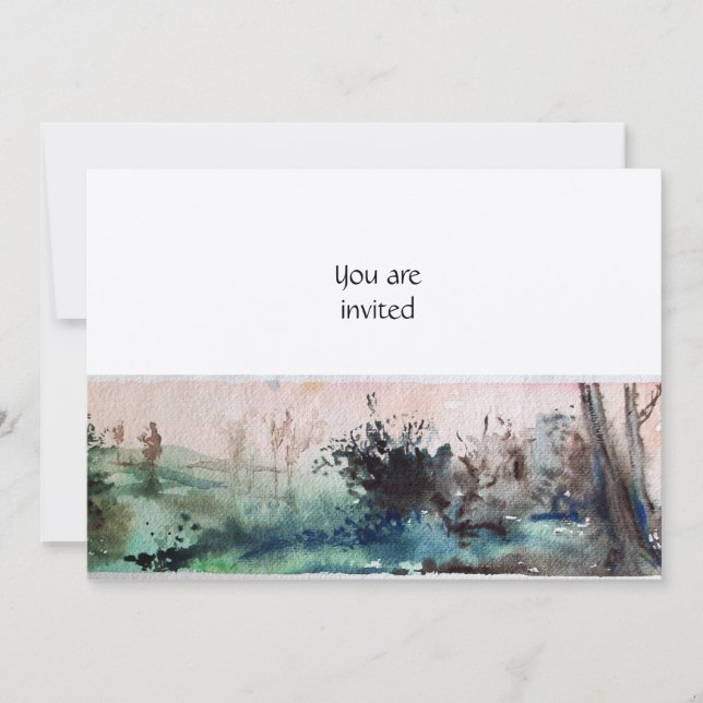 INVITACIÓN CAMPO DEL PAISAJE MAREMA/TOSCANA (Anverso)