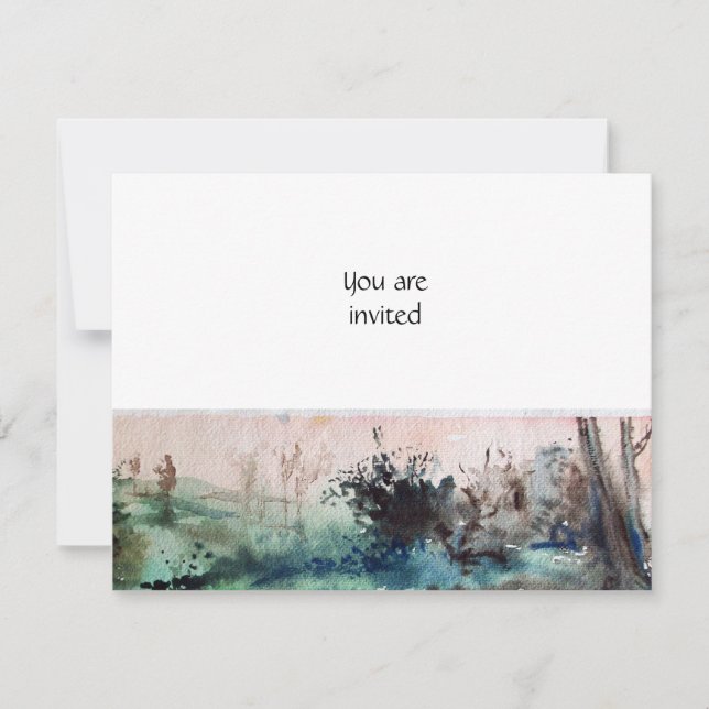 INVITACIÓN CAMPO DEL PAISAJE MAREMA/TOSCANA (Anverso)