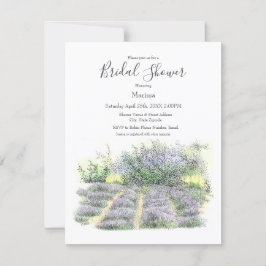 Invitación Campo Lavender