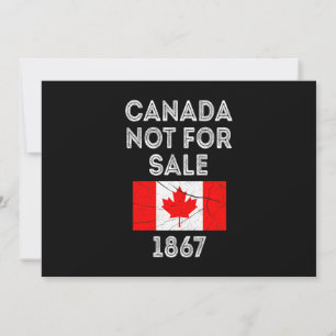 Invitación Canadá no se vende - Orgulloso y Patriótico