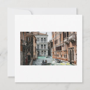 Invitación Canal de Barco de Venecia