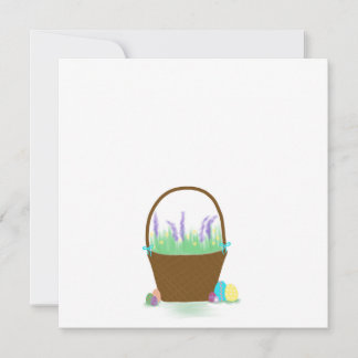 Invitación Canasta de Pascua