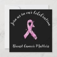 Cáncer de mama verdadero Fiesta de cinta rosada