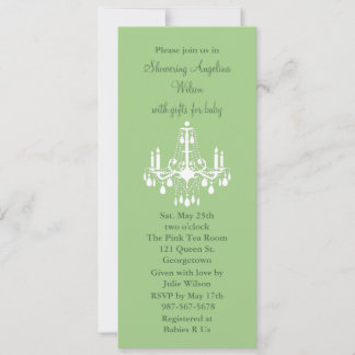 Invitación Candelabro del bebé