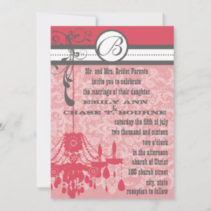 Invitación Candelero de época