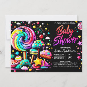 Invitación Candy Bohemian Baby Shower