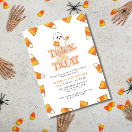 Invitación Candy Candy Trick o Fiesta de Halloween