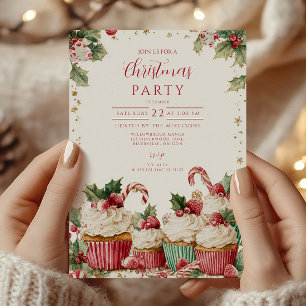 Invitación Candy Cane