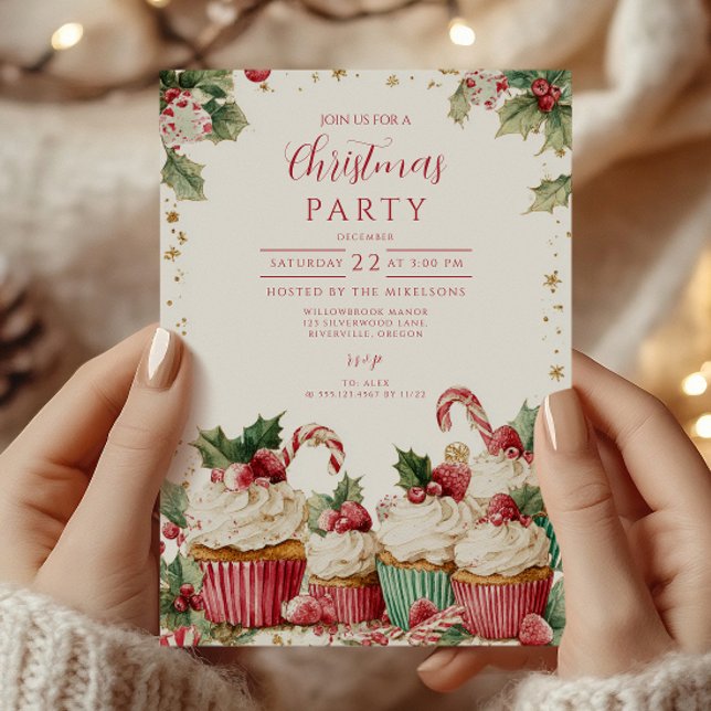 Invitación Candy Cane (Subido por el creador)