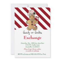 Candy Cane Gingerbread Cookie & Candy Exchange
