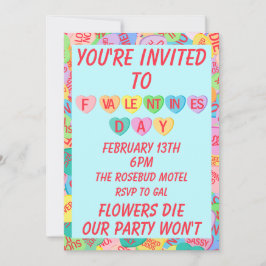 Invitación Candy Hearts V. 2.0