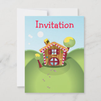 Invitación Candy House en la colina