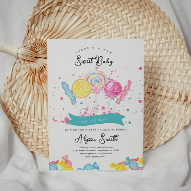 Invitación Candy Sweet Shop Baby Shower (Subido por el creador)
