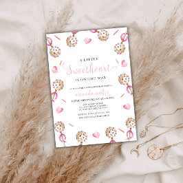 Invitación Candy Valentine pequeña novia en Baby Shower