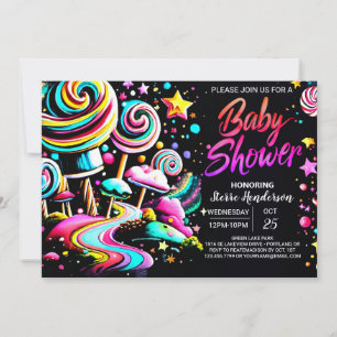 Invitación Candyland Charm Baby Shower