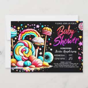 Invitación Candyland Dreamland Baby Shower